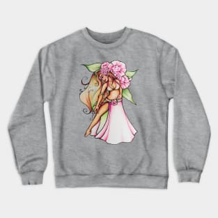 Pink Floral Belly Dancer Crewneck Sweatshirt